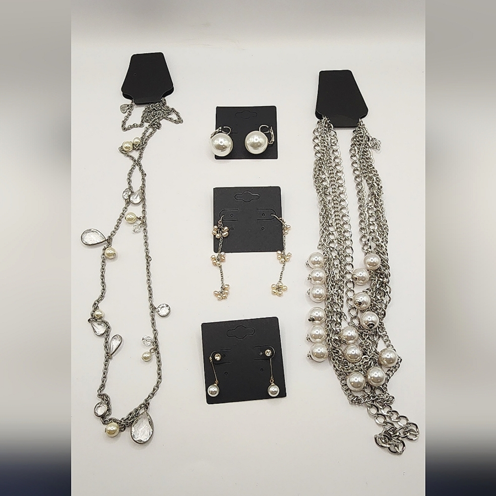 Jewelry Lot - 5 Pieces - Pearl Theme